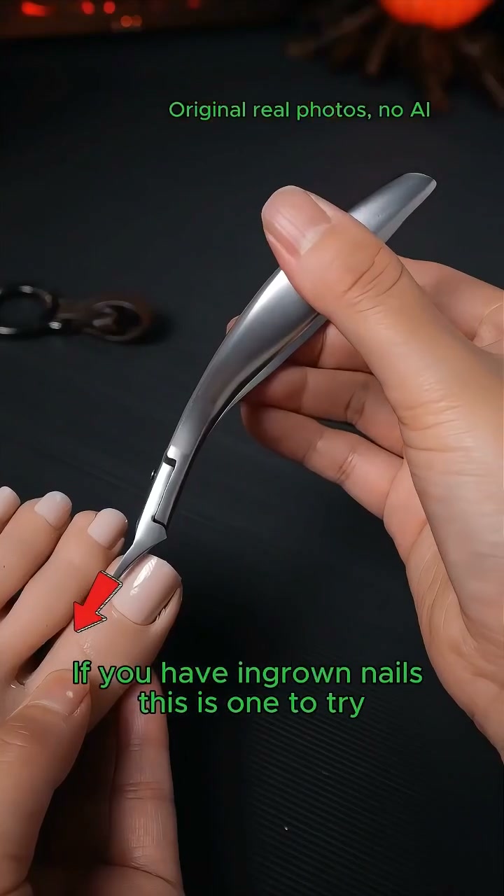Stainless Steel Ingrown Toenail Clipper and Dead Skin Nipper 2 Piece Manicure Set