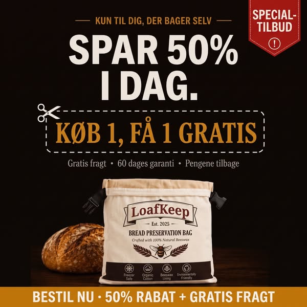 Friskt brød hele ugen, uden fryser