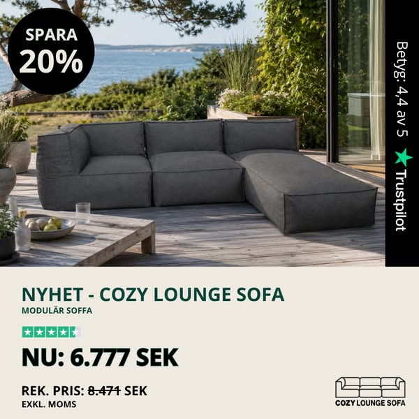 Cozy Lounge Sofa – SPARA 20%