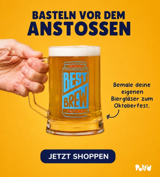 Gestalte dein eigenes Bierglas
