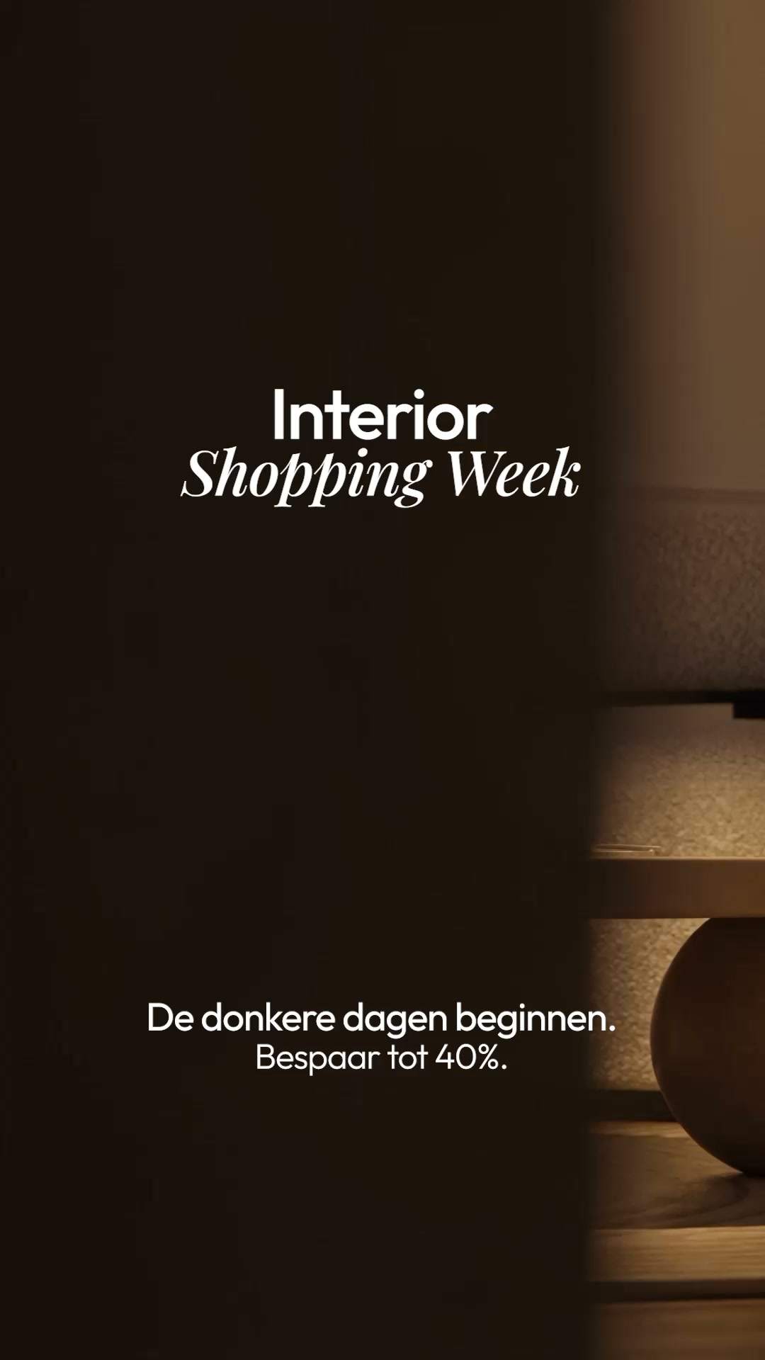 Sfeerlicht: tot 40% op designlampen