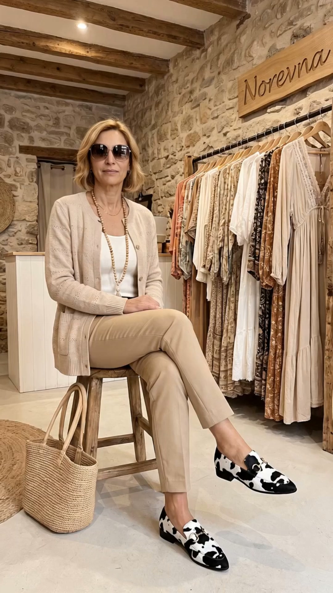 ¿Sabéis lo difícil que es encontrar un zapato bonito que no destroce los pies? Estos mocasines son la excepción. Estampado de vaca, hebilla