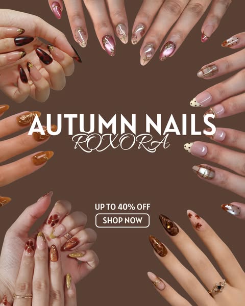 Premium Handcrafted Press-On Nails - ROXORA