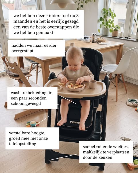 Schommelen. Slapen. Spelen. De Nieuwste Kinderstoel!