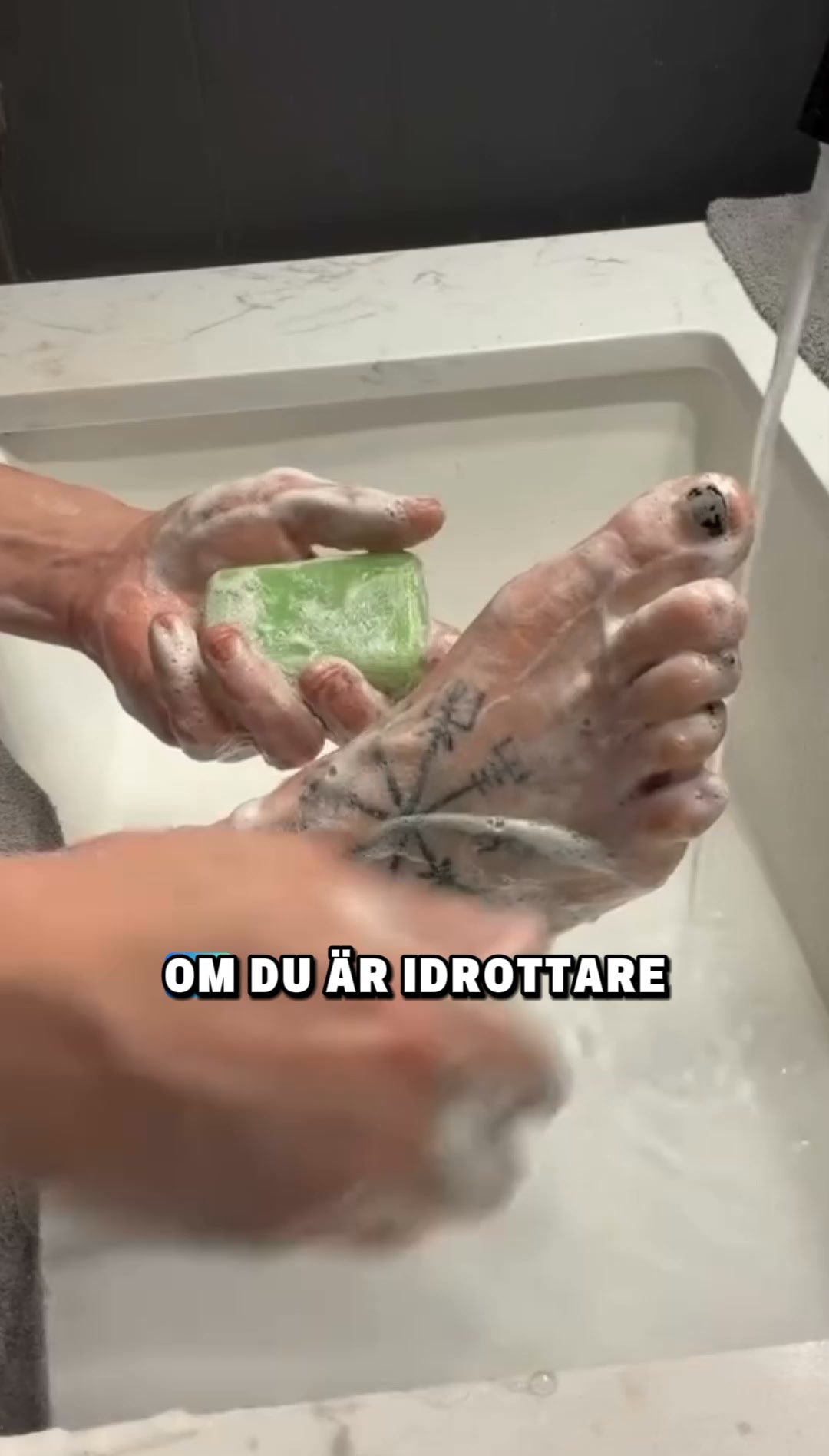 Äntligen fri från fotsvamp