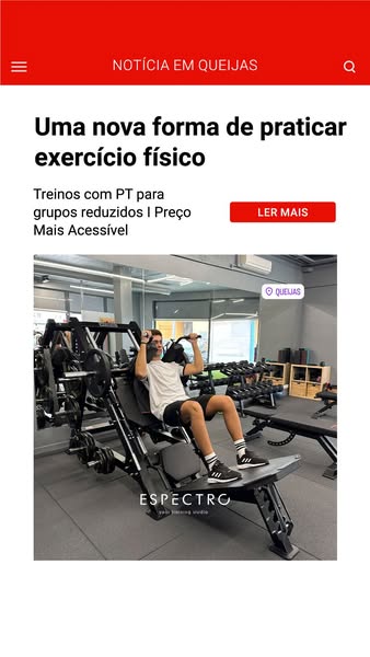 Treina com PT Partilhado