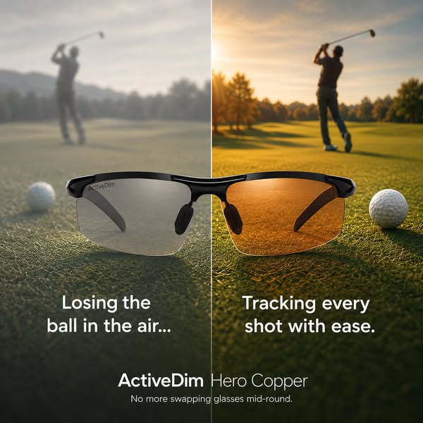 It's not your eyesight. It's your sunglasses.