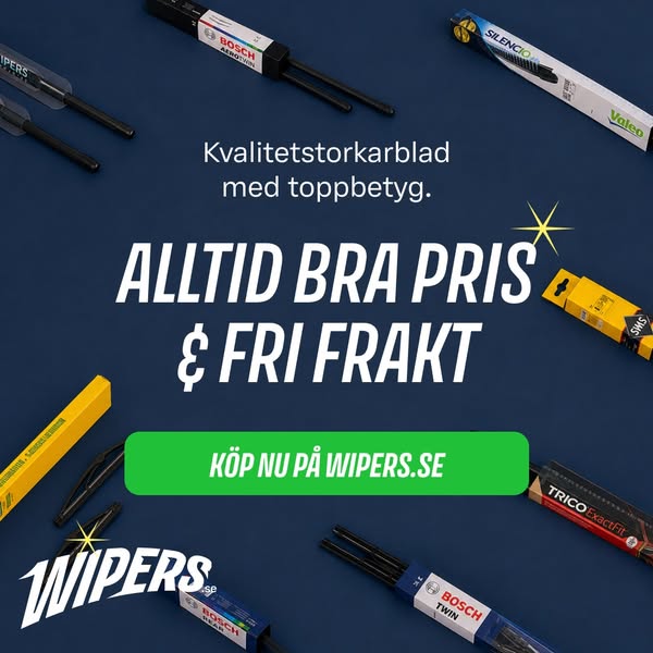 Alla stora märken, fri frakt