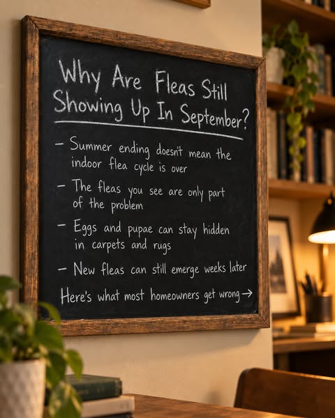 If fleas keep coming back, read this!
