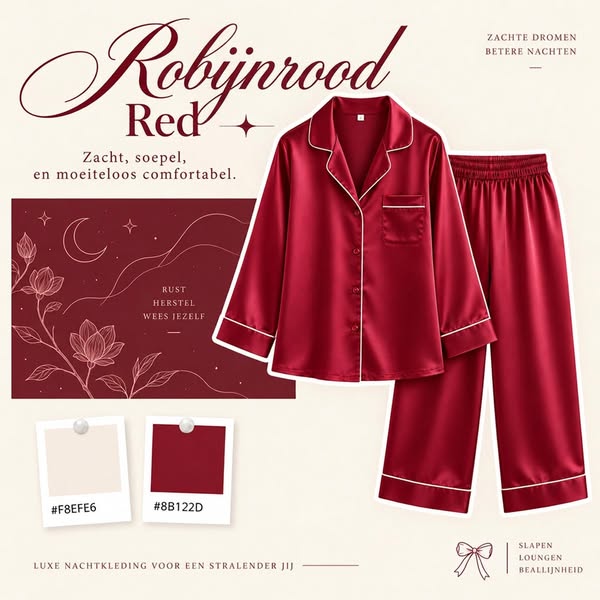 Klassieke Robijnrode Set