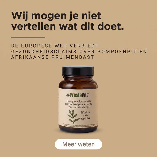 VIJF KEER PER NACHT PLASSEN?