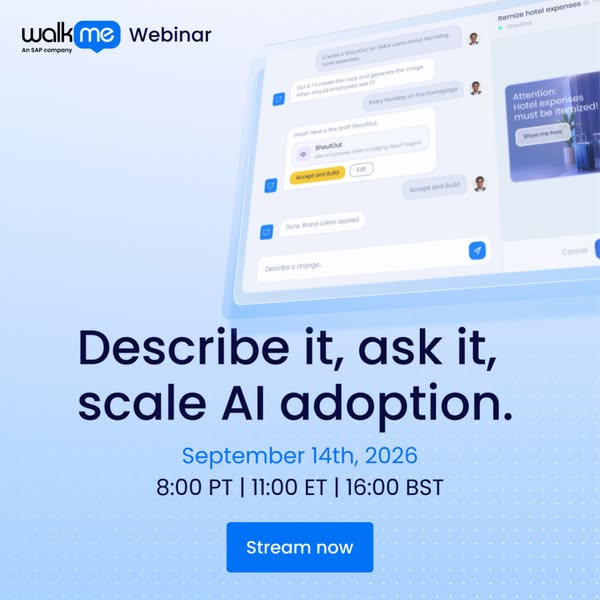 See AI adoption happen live