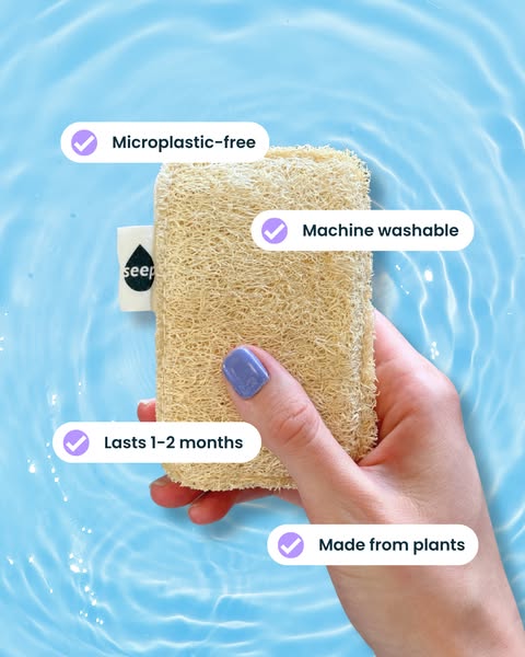 Your kitchen sponge is made of plastic