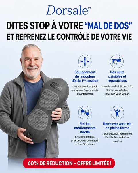Ton dos mérite du soulagement