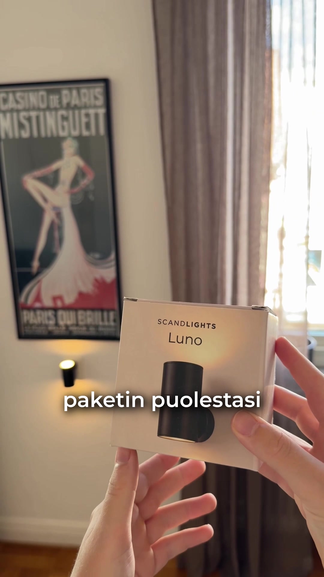 Valaisin, joka syttyy itsestään – joka ilta