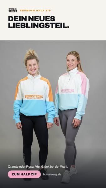 Dein Half Zip fürs Übergangswetter