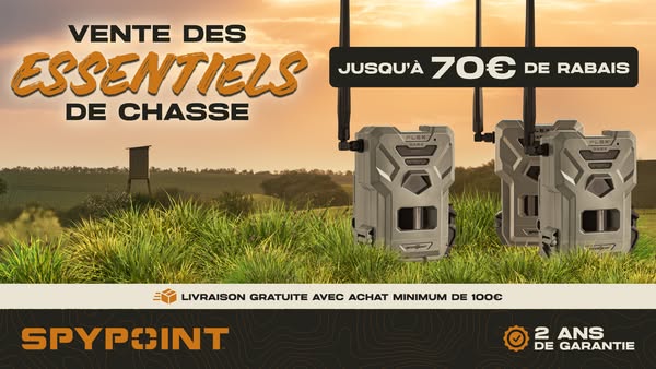 JUSQU’À 70 € DE RÉDUCTION | SPYPOINT