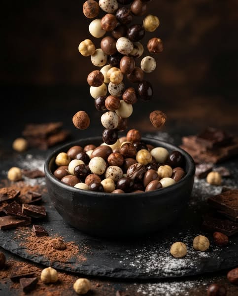 Orzechy laskowe w czekoladzie Mix 250g