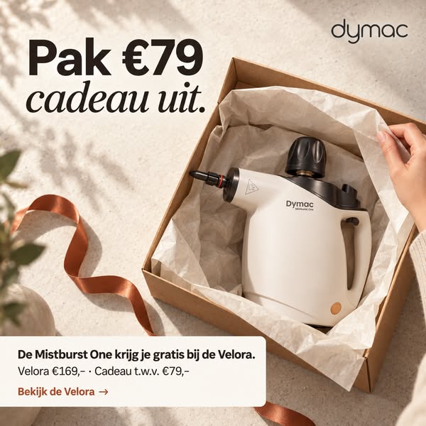 Nu met gratis stoomreiniger