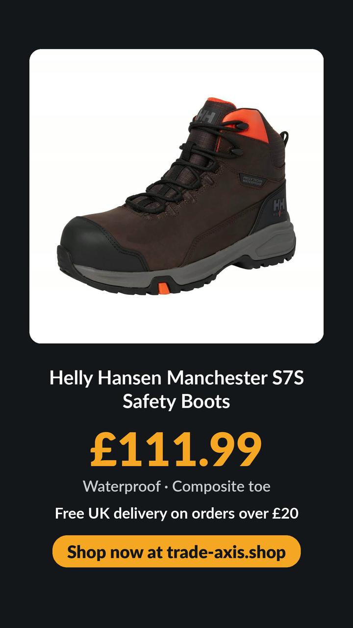 Helly Hansen waterproof S7S safety boots