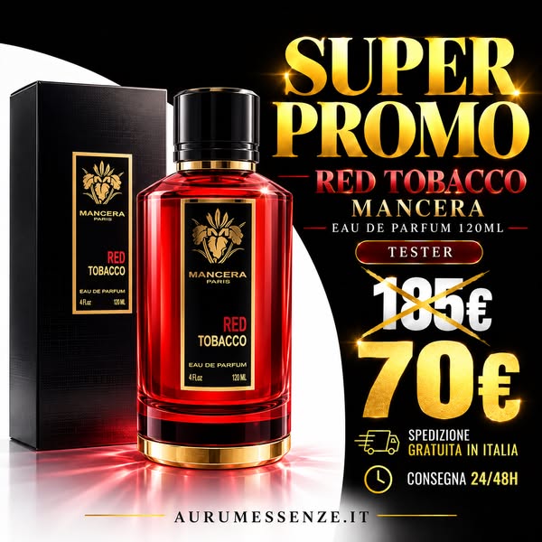 Red tobacco Mancera eau de parfum 120ml (tester)