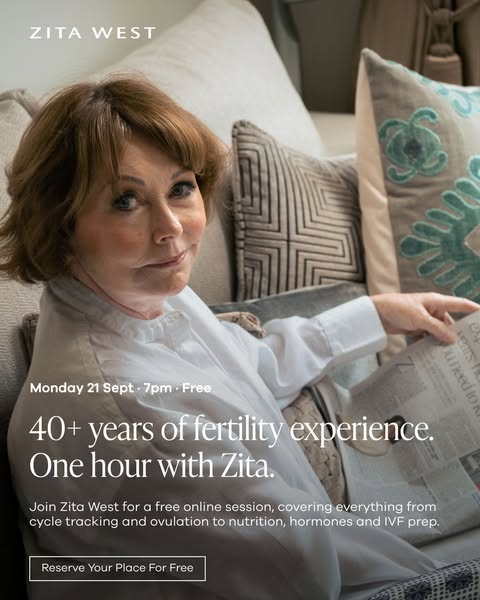 Free Webinar | How To Get Pregnant Faster With Fertility Expert Zita West