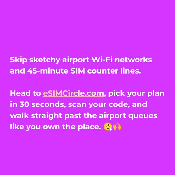 eSIMCircle - Trusted by 50,000+ Travelers