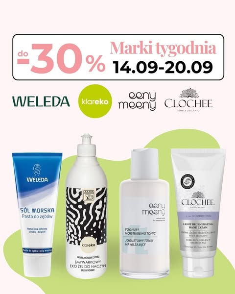 Promocje i rabaty na kosmetyki naturalne i ekologiczne środki czystości