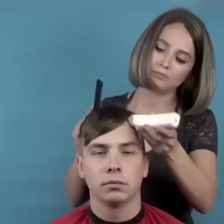 Corta suavemente até cabelo grosso