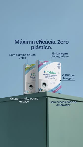 Detergente eficaz e sustentável