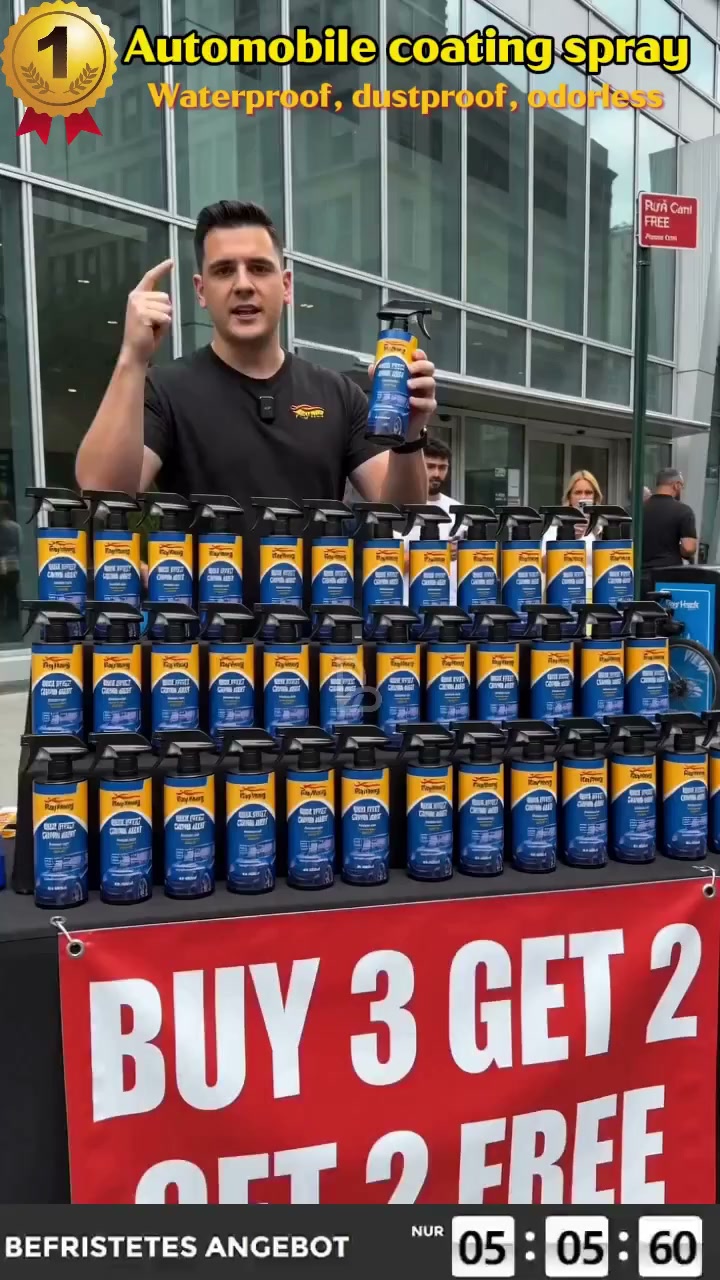 Spray de agente de revestimento de ação rápida avançado para automóveis