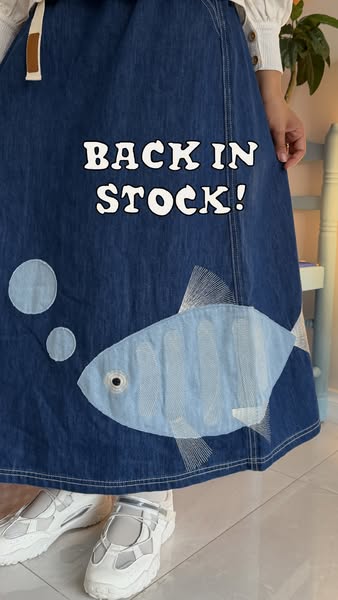 The patchwork fish skirt you keep asking about is back
