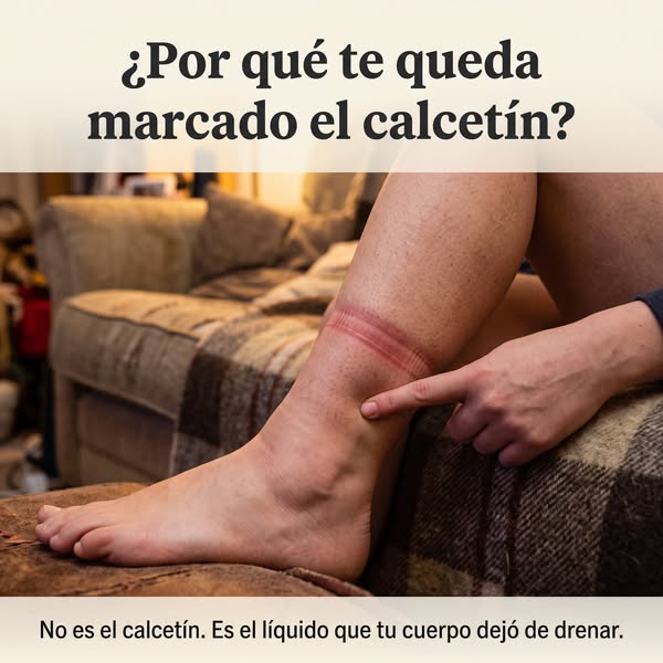 No es el calcetín. Es lo que hay debajo