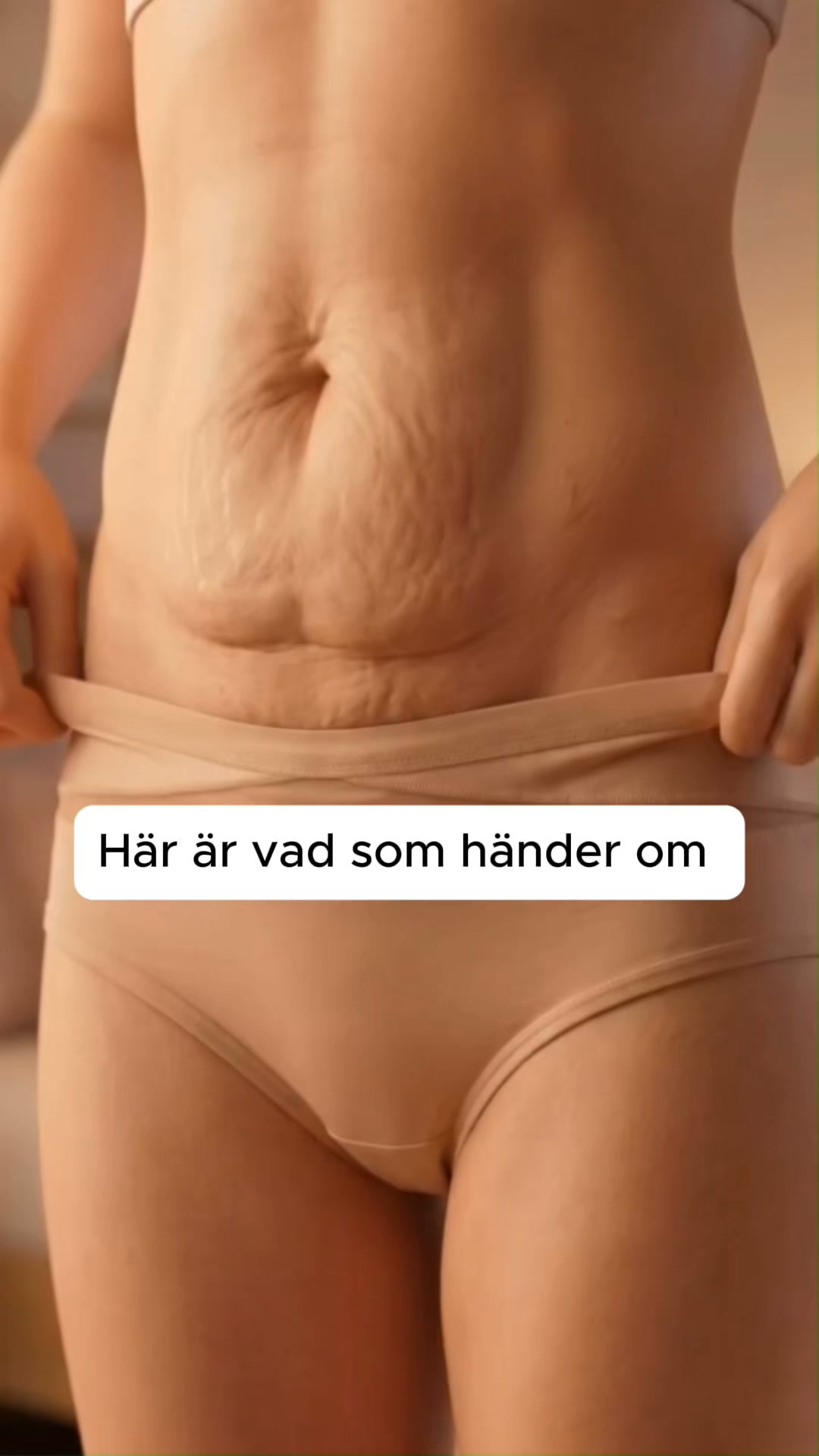 Platt mage från första dagen