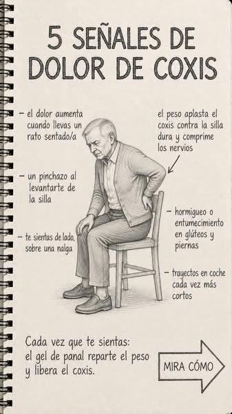 5 SEÑALES DE DOLOR DE COXIS: ¿CUÁNTAS RECONOCES?
