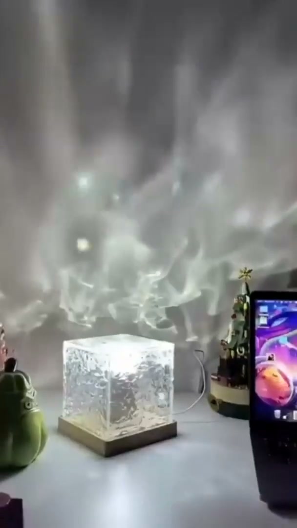 LAST DAY SALE: ￡10.99!! Rotating Wave Projector – Dynamic Ocean Effect, 16 Color Changing & Soothing Baby Sleep Aid