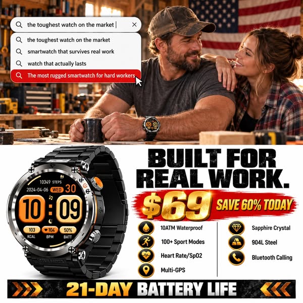 $69. GPS. 21-Day Battery. Waterproof. Calls & Notifications on your wrist. Health tracking 24/7.