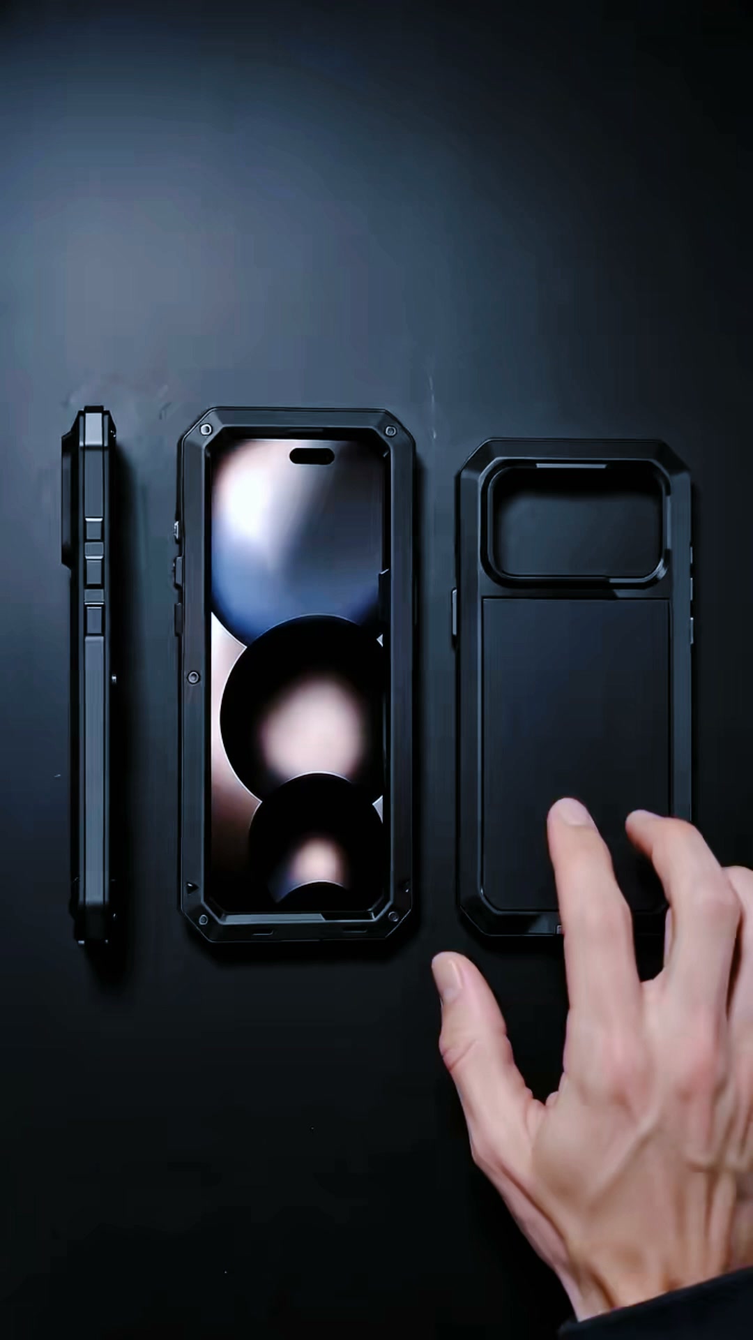 Rugged Armor Shockproof Phone Case with Full Body Protection & Premium Color Design