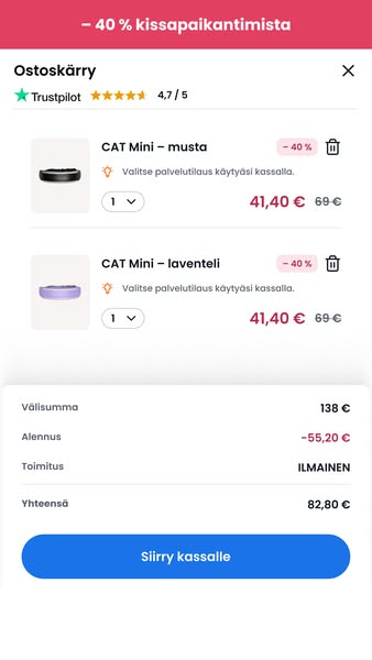 Juhannustarjous: –40 %