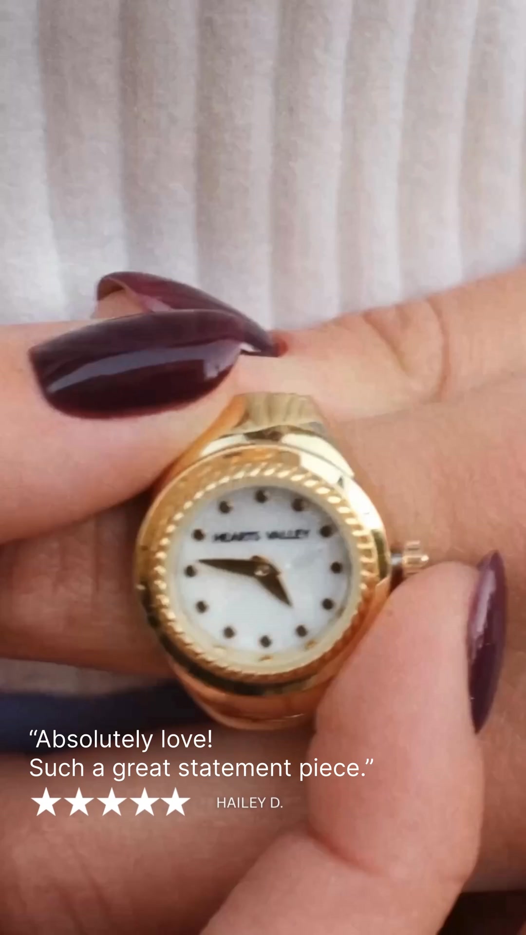 Vivienne Watch Ring