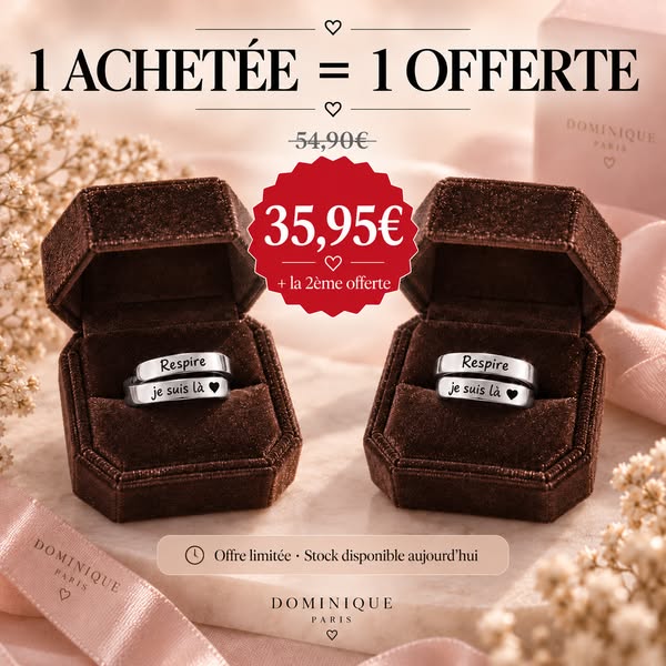 1 achetée = 1 offerte