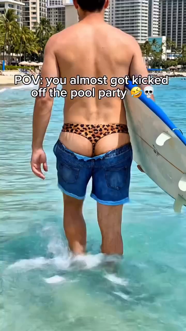 Not your average swim trunks.
