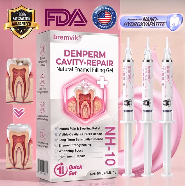 Bremvik® DenPerm Cavity-Repair Natural Enamel Filling Gel