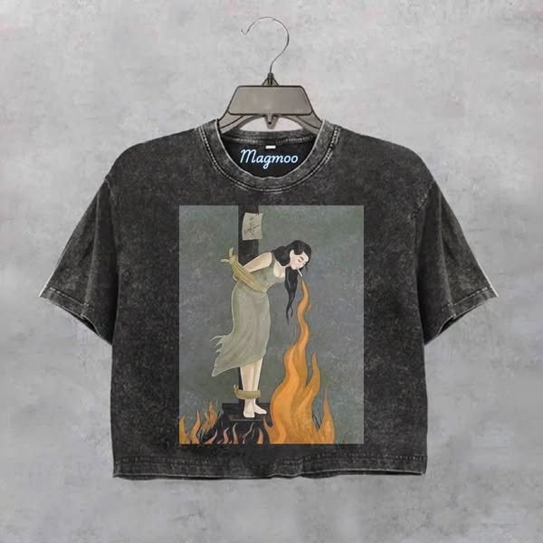 STAY CALM CROP SHIRT