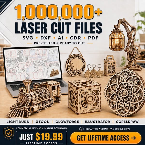 1,000,000 Laser Cut Files Mega Bundle Set