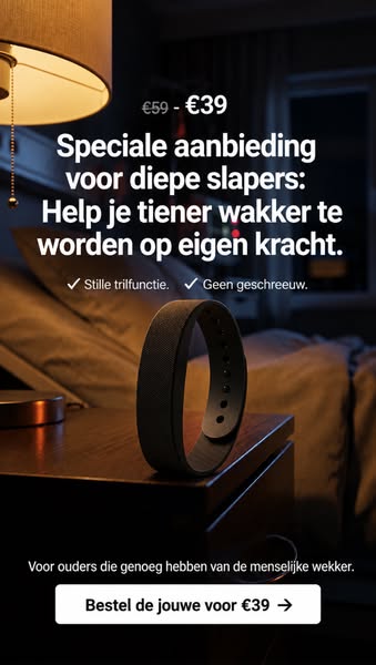 Geen ochtendstress meer
