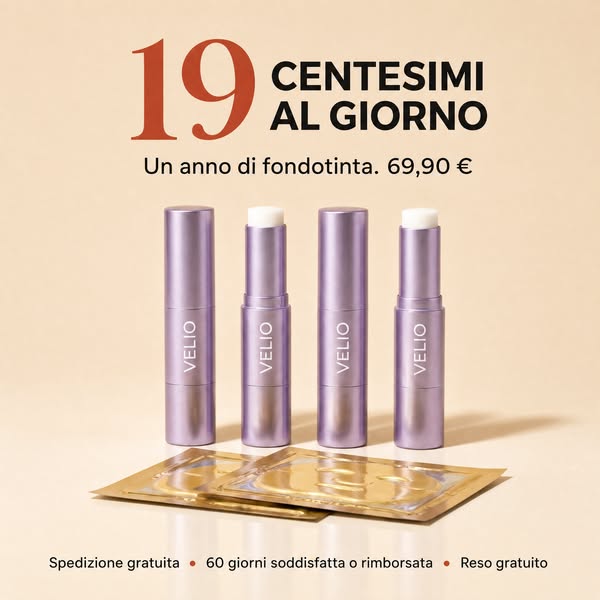 19 centesimi al giorno.
Solo fino a domenica.