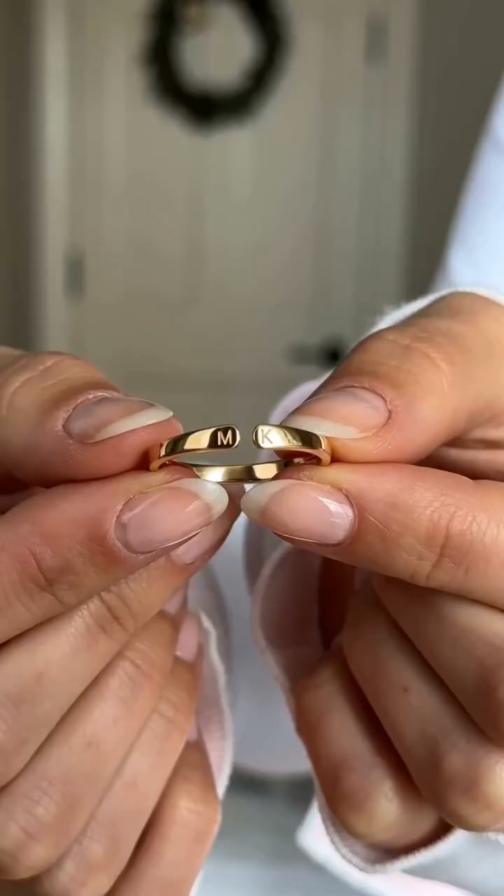 Our Most-Gifted Initial Ring — Back in Stock