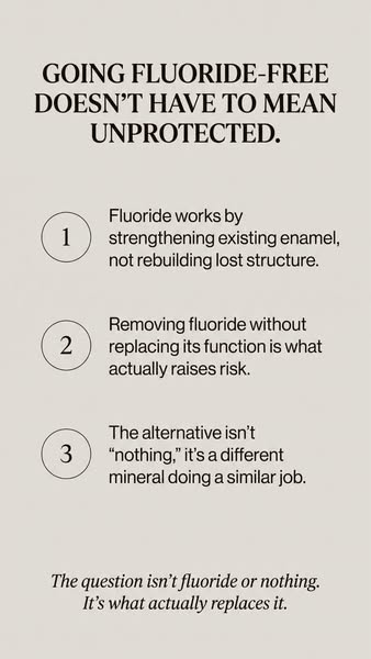 The same mineral your teeth are made of—now in your toothpaste