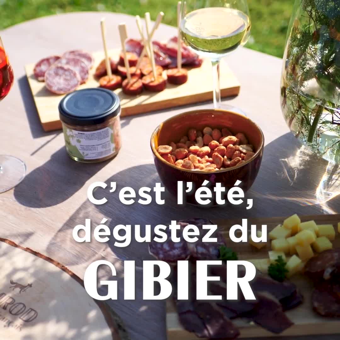 Apéritif de gibier sauvage